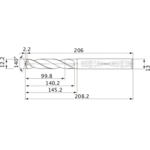 MVS1220X08S130 CARB DRILL