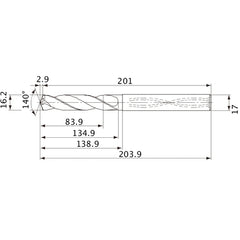 MVS1620X05S170 CARB DRILL