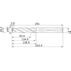 MVS1620X05S180 CARB DRILL