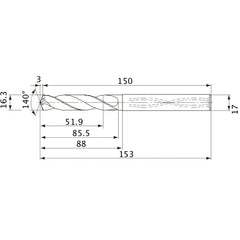 MVS1630X03S170 CARB DRILL
