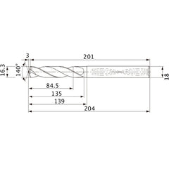 MVS1630X05S180 CARB DRILL