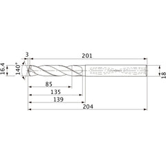 MVS1640X05S180 CARB DRILL