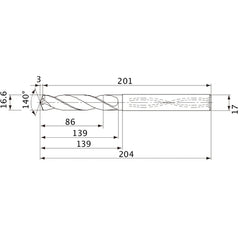 MVS1660X05S170 CARB DRILL