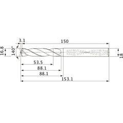 MVS1680X03S180 CARB DRILL
