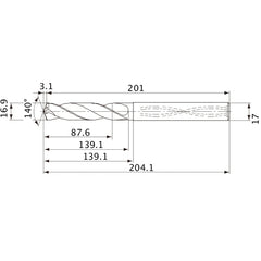 MVS1690X05S170 CARB DRILL
