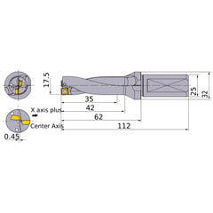 MVX1750X2F25 INDX DRILL