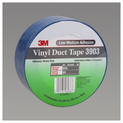 3M Vinyl Duct Tape 3903 Blue 2″ × 50 yd 6.5 mil 2 Individually Wrapped Conveniently Packaged - Exact Tool & Supply