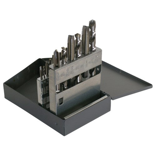 GT18 18 Piece English Gun Tap & Drill Set - Exact Tool & Supply