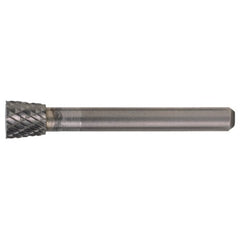 SN-51 Double Cut Solid Carbide Bur-Inverted Taper Shape - Exact Tool & Supply