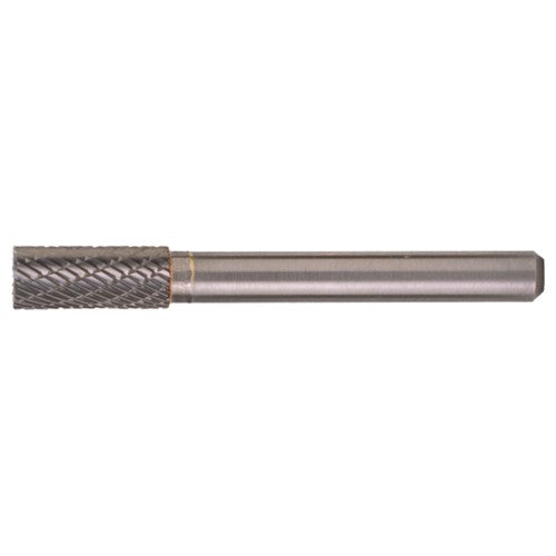 SB-7 Double Cut Solid Carbide Bur-Cylindrical with End Cut - Exact Tool & Supply