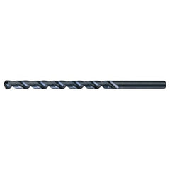 1/8″ RHS / RHC HSS 118 Degree Notched Point Heavy Duty Extra Long Drill - Steam Oxide - Exact Tool & Supply