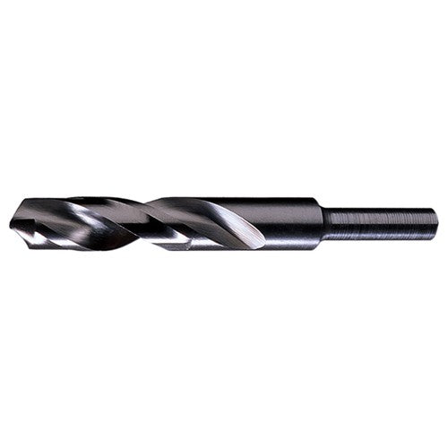23/32 RHS / RHC HSS 118 Degree Radial Point 1/2″ Reduced Shank Silver & Deming Drill - Steam Oxide - Exact Tool & Supply