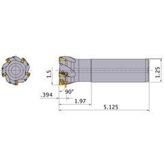 APX3000UR246SA20SB INDEXABLE ENDMIL