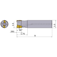 APX4000UR243SA24LB INDEXABLE ENDMIL