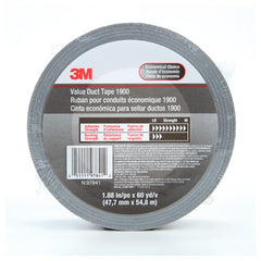 3M Value Duct Tape 1900 Silver 1.88″ × 60 yd 5.8 mi - Exact Tool & Supply