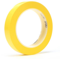 3M Vinyl Tape 471 Yellow 3/4″ × 36 yd 5.2 mil - Exact Tool & Supply