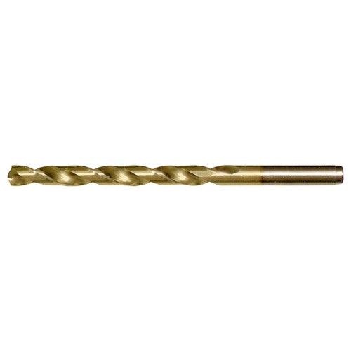 3.90mm RHS / RHC HSS-CO 8% (M42) 135 Degree Split Point Heavy Duty Cobalt Drill - TiN - Exact Tool & Supply