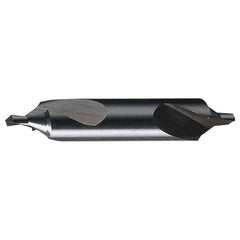 ‎#14 × 2-1/8″ OAL 60 Degree HSS Plain Center Drill Bright - Exact Tool & Supply