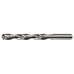 #1 RHS / RHC HSS 118 Degree Radial Point Low Helix Jobber Drill - Bright - Exact Tool & Supply