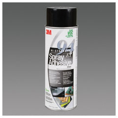 3M Hi-Strength Spray Adhesive 94 ET Low VOC <20% Clear 24 fl oz Can (Net Wt 19.8 oz) - Exact Tool & Supply
