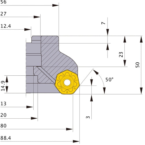 ‎AHX440S-080A08AR MILL