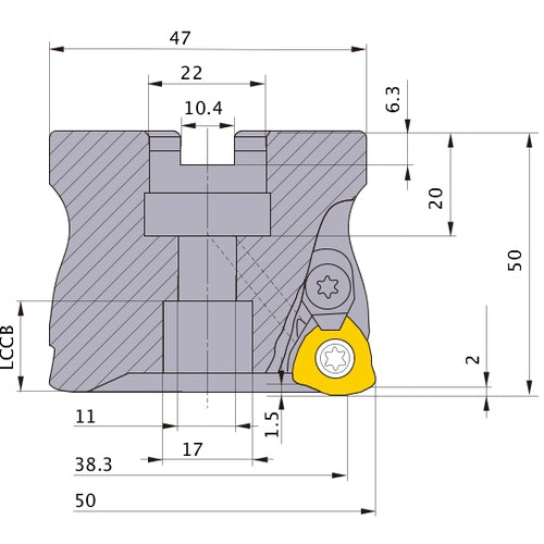 ‎AJX12-050A04R MILL