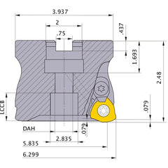 AJX14RA16008F FACE MILL