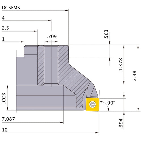 ASX400R1018M FACE MILL