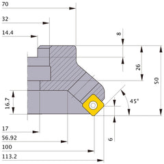 ‎ASX445-100A05R MILL