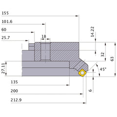 ‎ASX445-200C20R MILL