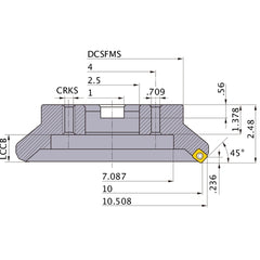 ASX445R1014M FACE MILL