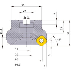 ‎WSX445-080A04AR MILL