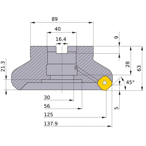 ‎WSX445-125B06AR MILL
