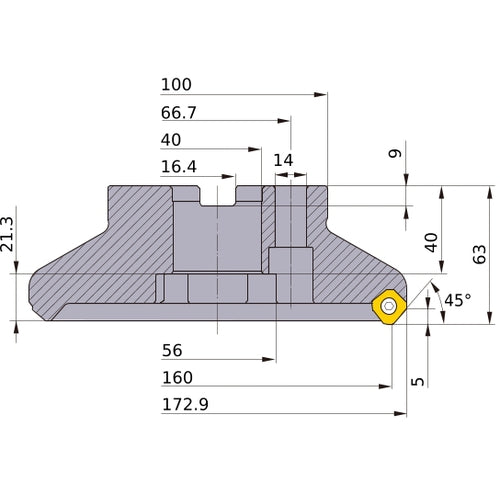 ‎WSX445-160C10NR MILL