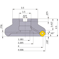 WSX445UR0410EA FACE MILL