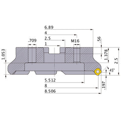 WSX445UR0808MN FACE MILL