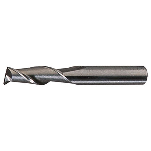 ‎5/32″ × 3/16″ × 7/16″ × 1-1/2″ RHS / RHC HSS HSS Single End 2-Flute Center Cutting End Mill - Bright - Exact Tool & Supply