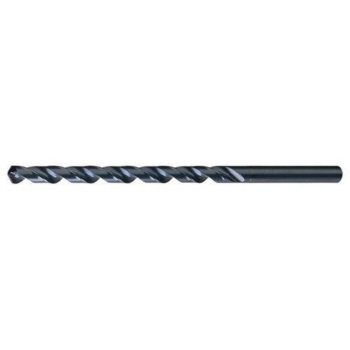 13/32″ RHS / RHC HSS 118 Degree Notched Point Extra Length Drill - Steam Oxide - Exact Tool & Supply