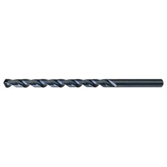 1/8″ RHS / RHC HSS 118 Degree Notched Point Extra Length Drill - Steam Oxide - Exact Tool & Supply