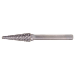 SL-4 Double Cut Solid Carbide Bur-Cone Radius Shape - Exact Tool & Supply