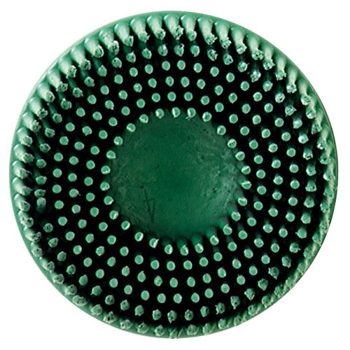Scotch-Brite Roloc Bristle Disc RD-ZB 80 TR Yellow 1″ × 5/8″ - Exact Tool & Supply