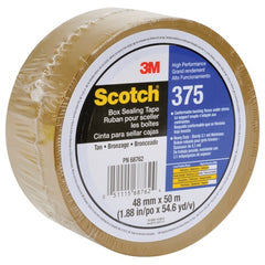 Scotch Box Sealing Tape 375 Tan 48 mm × 50 m - Exact Tool & Supply