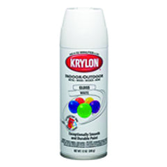 Interior/Exterior Industrial Maintenance Paint Gloss White - Exact Tool & Supply
