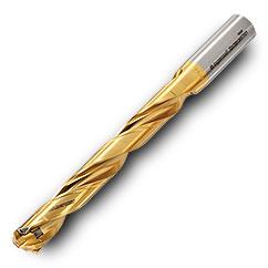 TD1900152S1R01 8xD Gold Twist Drill Body-Cylindrical Shank - Exact Tool & Supply