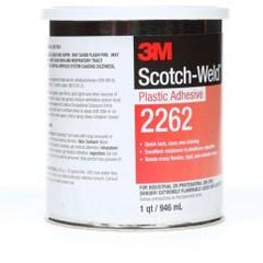 HAZ03 1 QT PLASTIC ADHESIVE - Exact Tool & Supply