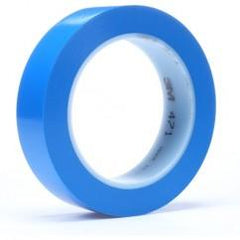 List 471 1" x 36 yds Vinyl Tape - Blue - Exact Tool & Supply