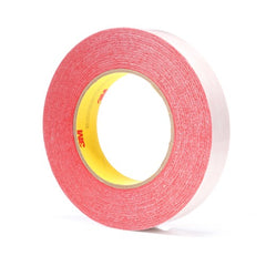 3M Double Coated Tape 9737R Red 24 mm × 55 m 3.5 mil - Exact Tool & Supply