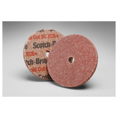 Scotch-Brite Rapid Cut Unitized Wheel 3″ × 1/2″ × 3/8″ 9C XCS+ - Exact Tool & Supply