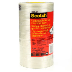 Scotch Filament Tape 897 Clear 24 mm × 55 m 5 mil - Exact Tool & Supply