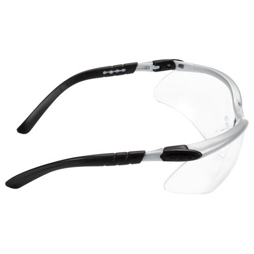 ‎3M BX Protective Eyewear 11380-00000-20 Clear Anti-Fog Lens Silver/Black Frame - Exact Tool & Supply